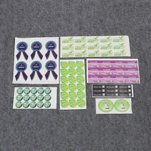 Индивидуальные Emboss клейкая бумага/ПВХ стикер s с принтом логотипа на заказ прозрачные наклейки