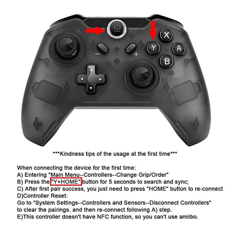 Nintendo Switch Pro контроллер Беспроводной bluetooth геймпад с вибрацией Mando джойстик для