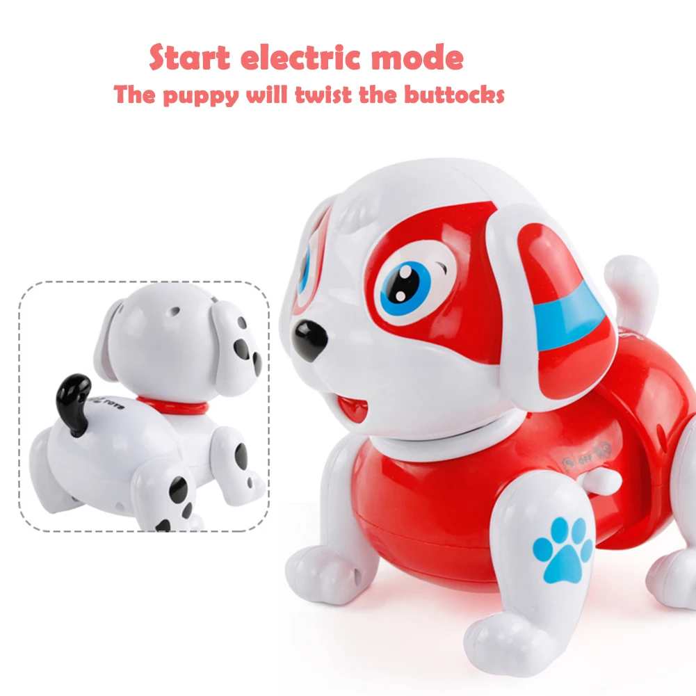 Интересный робот светящийся для собаки мигающий электронная собака для вечерние поставки Прямая