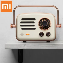 Xiaomi Смарт радио Ретро Футуризм сеть FM станция HIFI уровень заряда Bluetooth звуковые колонки AUX Wifi Интернет портативный радио