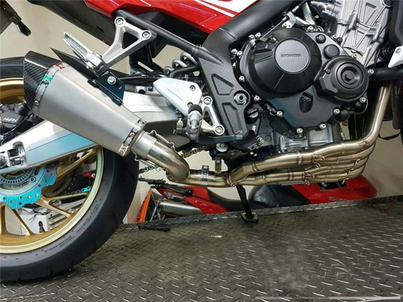 Слипоны выхлопная система для мотоцикла Соединительная труба Baffler Tip выхлопная труба для Honda CBR650F CBR 650F