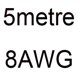 4 6 7 8 10, 11, 12, 13, 14, 15, 16, 17, 18, 20, 22, 24, 26 28 30 AWG силиконовый провод ультра гибкий Тесты линия кабель высокого Температура - Цвет: 5metre 8AWG