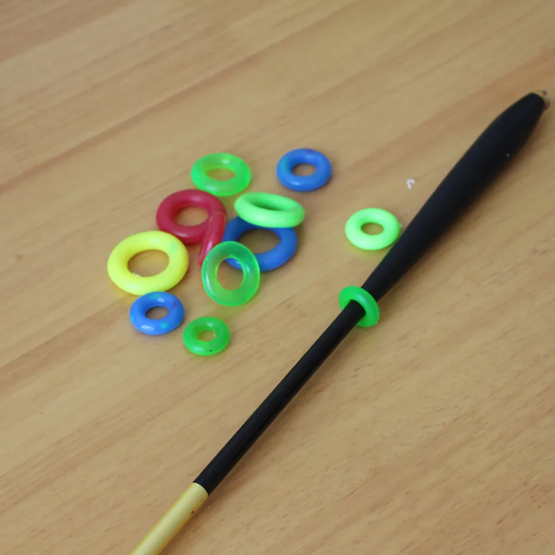 JSFUN 2 Pcs/Lot All Sizes Soft Flexible Gel Rubber Float Stopper