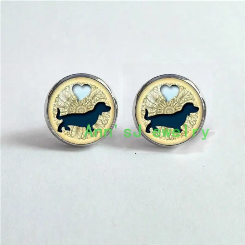 Buy ES 00286 Dog pierced earrings Lovers Earrings My