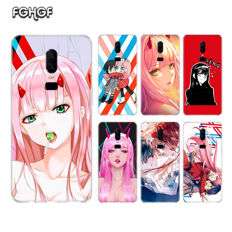 Darling in the Franxx Zero Two Luxury Soft TPU Silicone Phone Back Case For OnePlus 7 Pro 5 5T 6T 6 3 3T Fundas Printed Cover |