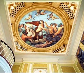 

Custom Any Size Interior Beautify 3D European Greek Fairy Love God Zending Wall Bow Angel Silk Mural Wallpaper
