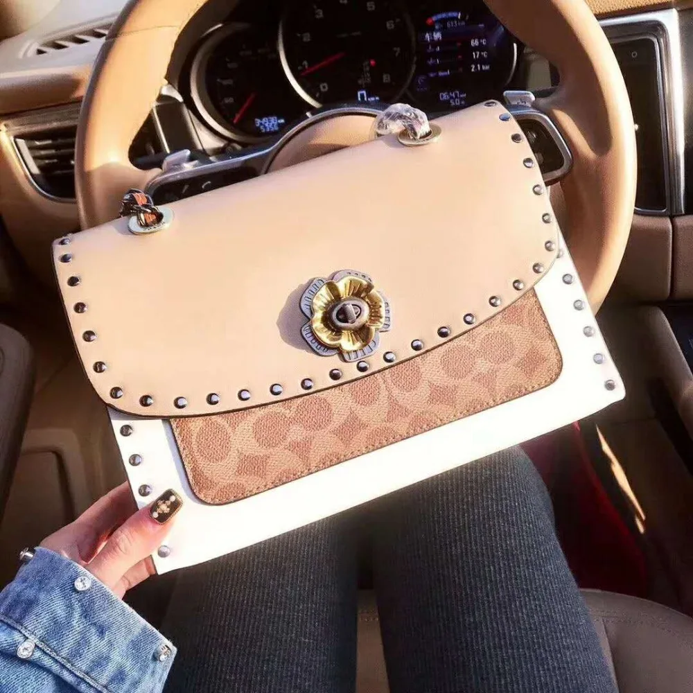 

2019 New Cowhide Genuine Leather Messenger Bag Small Handbags women Shoulder Bags Crossbody Famous Sling Sac