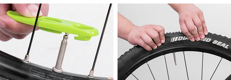 ROCKBROS велосипедная шина для велосипеда Сверхлегкий рычаг POM колесо горного велосипеда набор инструментов для ремонта шин набор велосипедных аксессуаров