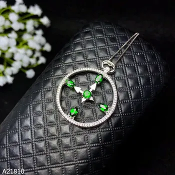 

KJJEAXCMY boutique jewels 925 pure silver wants to be a natural stone lady Pendant + necklace jewelry.