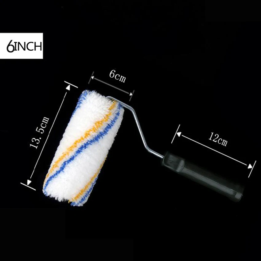 1 шт. 6 дюймов многофункциональный DIY настенный валик для краски набор ручных инструментов для дома офиса комнаты дверной рельс кисть для краски