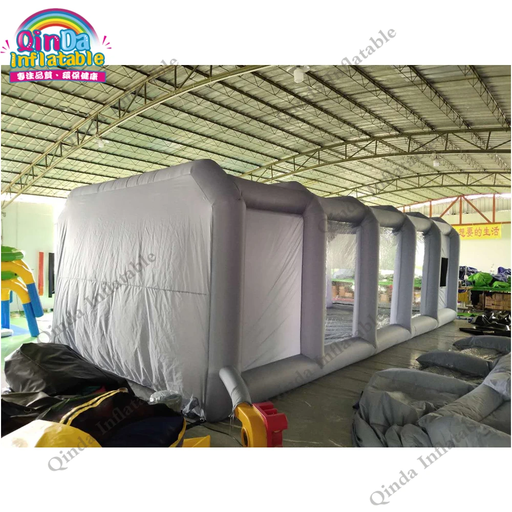 High Quality Inflatable Spray Painting Tent 10x5x3.5m Inflatable Paint Spray Booth For Car 4