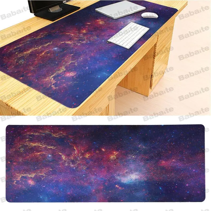 Babaite Nebula игровой коврик для мыши для ноутбука, Размер коврика для мыши 40x90 см, коврик для компьютерной мыши