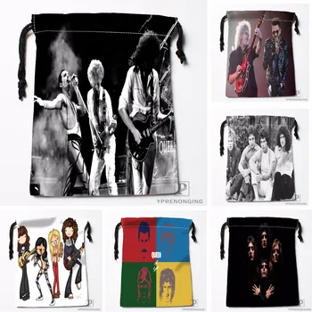 

Custom Queen Band Painting Drawstring Bags Printing Travel Storage Mini Pouch Swim Hiking Toy Bag Size 18x22cm#180412-11-31