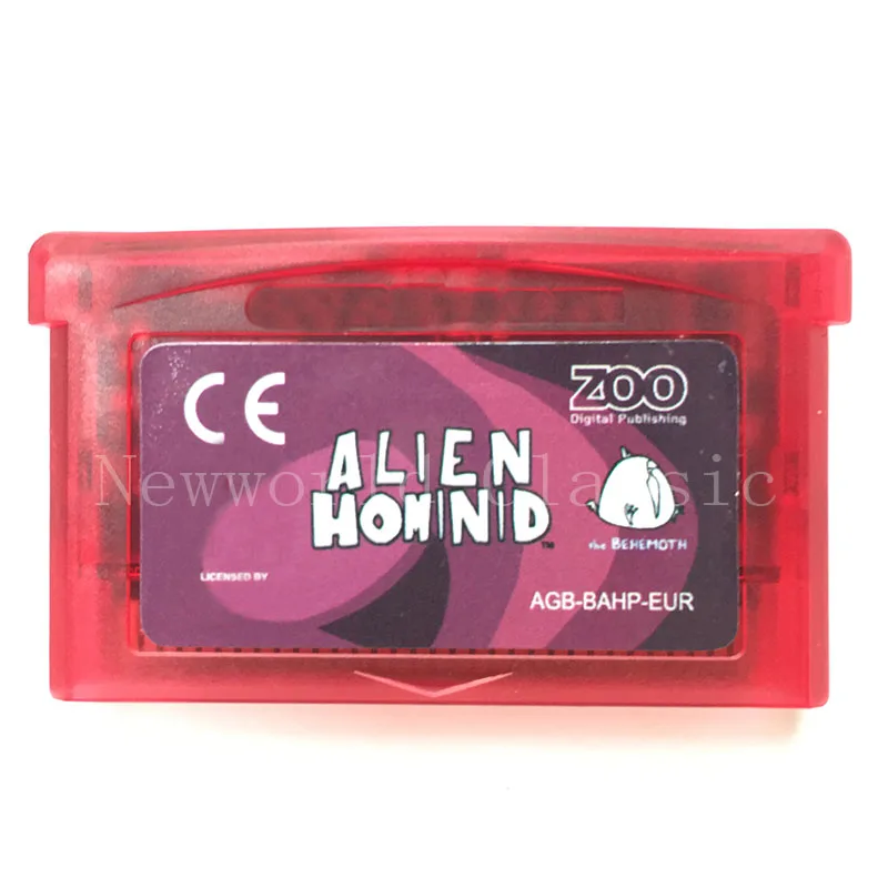 Alien Hominid Европейская версия Для 32 битной игровой картриджной Консоли Карты США/ЕС