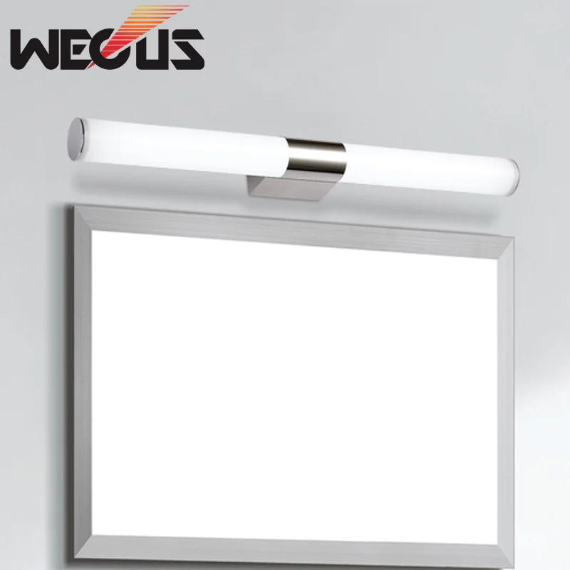 

Wecus 400mm bathroom light mirror wandlamp bedroom makeup arandela apliques de pared Russia