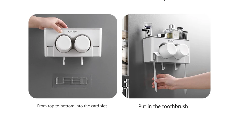 Водонепроницаемый держатель для зубной щетки аксессуары для ванной комнаты наборы ящик для хранения для ванной комнаты чехол предметы домашнего обихода