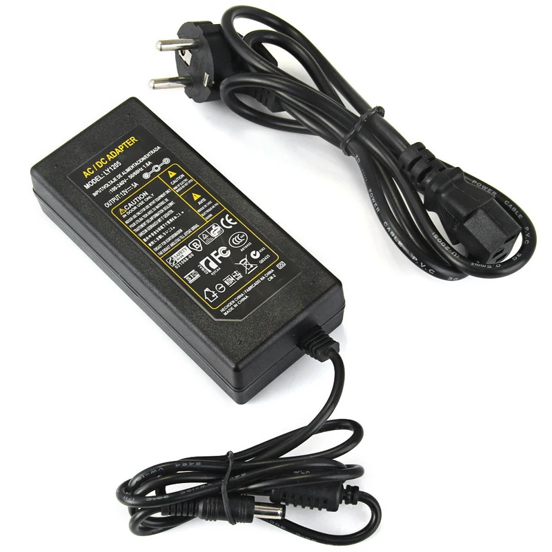 

12V Power Adapter DC12V Universal Adapter 3A AC 110V 220V 240V to DC 12 Volts 12 V Power Supply for LED Strip