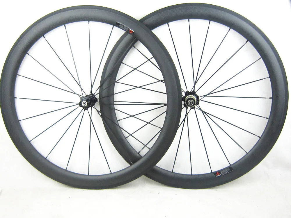 

carbon road wheelset 700C bicycle T800 50mm clincher wheels road carbon bike wheels matte finish