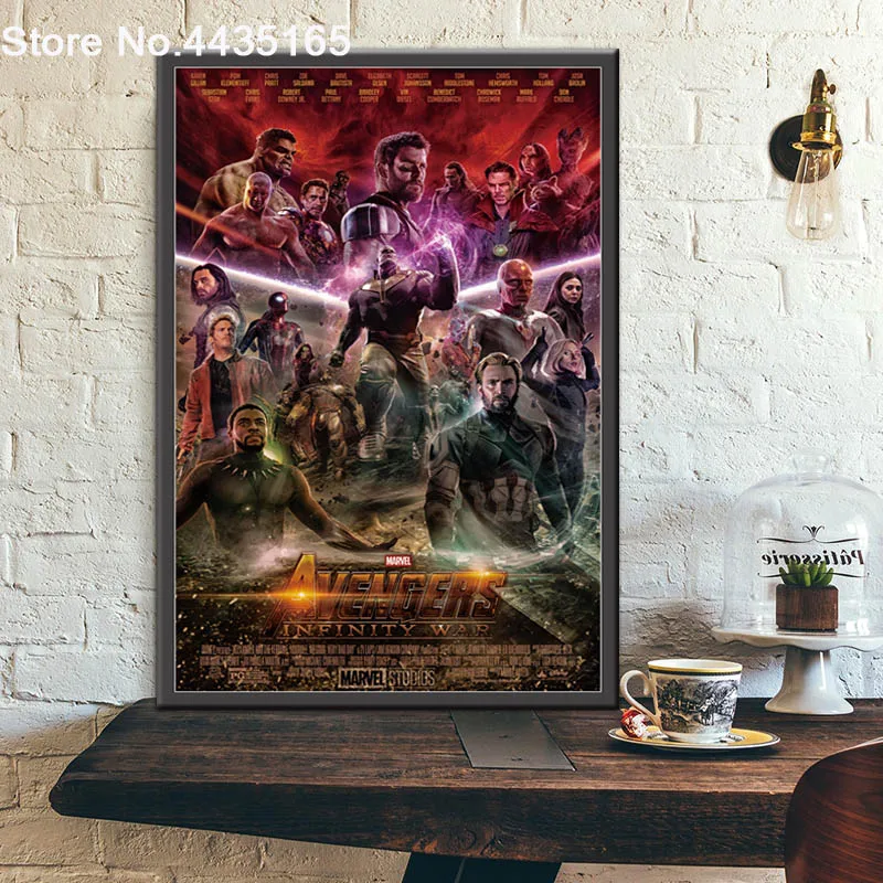 Us 1 9 30 Off Marvel Avengers Infinity War Movie Poster Wall Art Wall Decor Print Canvas Painting For Living Room Modern Home Decor In Painting