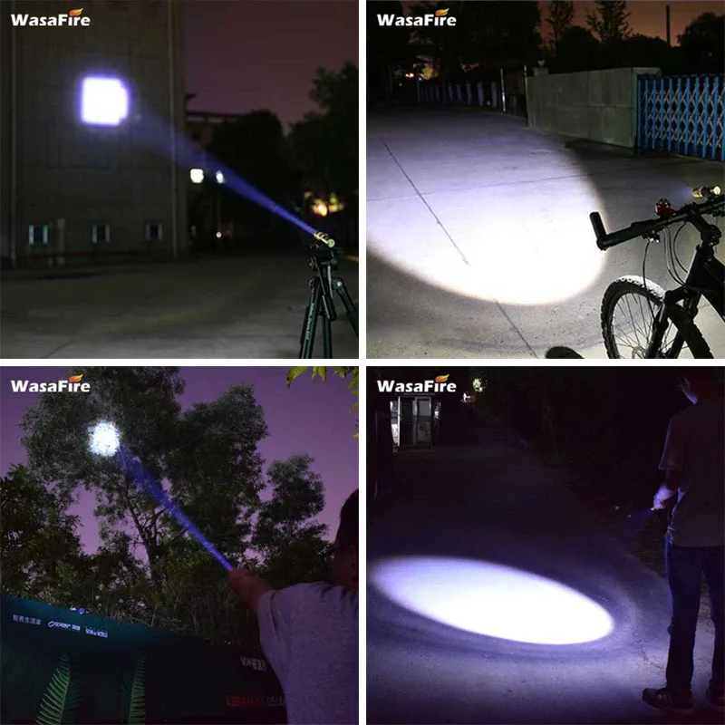 Modos de Flash Luz da Bicicleta 2000 Lumen Zoomable Recarregável Usb Luz da Bicicleta Focalizável Lanterna Led Torch Bateria Embutida 3 Lâmpada 15 Cheap 2000 lumen usb