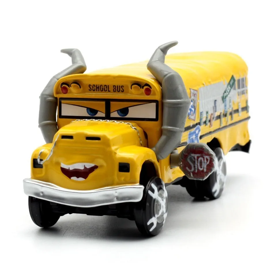 Cattle HEAD Disney Pixar Cars 2 3 игрушка Молния Маккуин Джексон шторм Мак Uncletruck King 1:55 литой металлический игрушечный автомобиль Детский подарок на день рождения - Цвет: Cattle HEAD