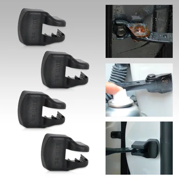 

DWCX Car 4Pcs / Set ABS Soft Plastic Door Check Arm Waterproof Rustproof Protection Cover Kit Set For Lexus GX IS GS LS RX ES CT
