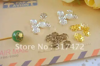 

10000pcs/lot 6mm gold tone Color Metal Bead Caps Jewelry Findings/Accessories