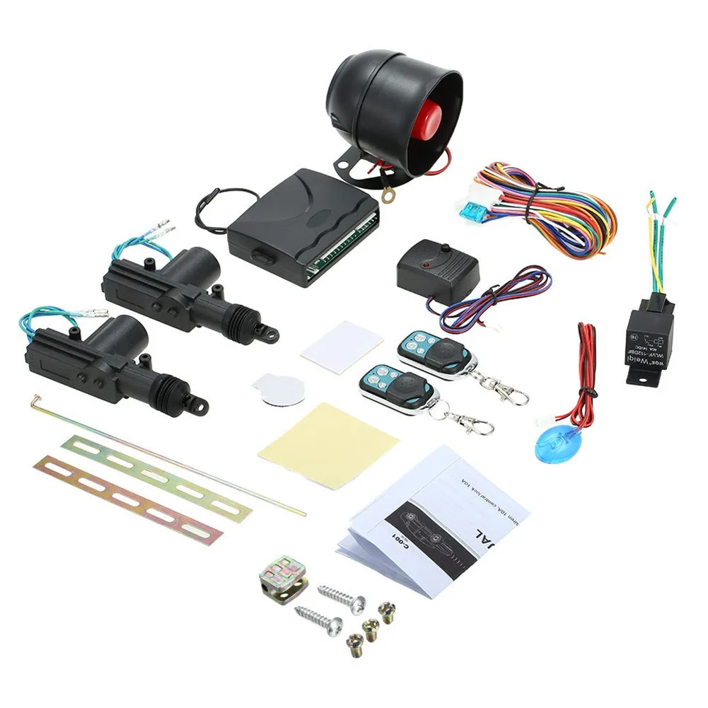 

Central Locking Remote Keyless Entry Security Car Alarm 2 Door Power Lock Burglar Alarm System Security Car Electronics