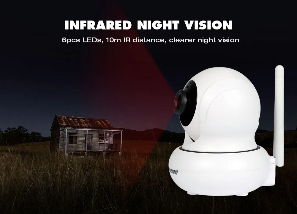  WANSCAM HW0021 - 3 1080P 2.0MP WiFi IP Camera Wireless Indoor Security Surveillance CCTV Night Vision / P2P / Motion Detection 