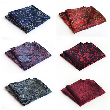 

2020 Explosions Polyester Material Fashion Suit Pocket Towel Unique Design Men's Dress Retro Handkerchief Pocket Towel