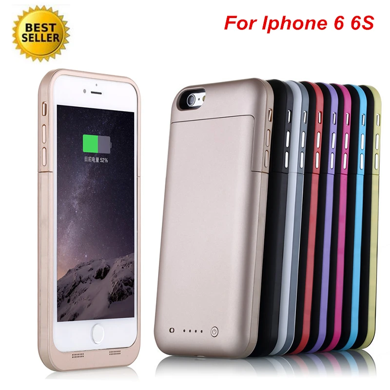

For iphone 6 Battery Case 3800 Mah For apple smart Ultra thin Backup Charger Cover For iphone 6 6s Battery Case 4.7 Smart Power