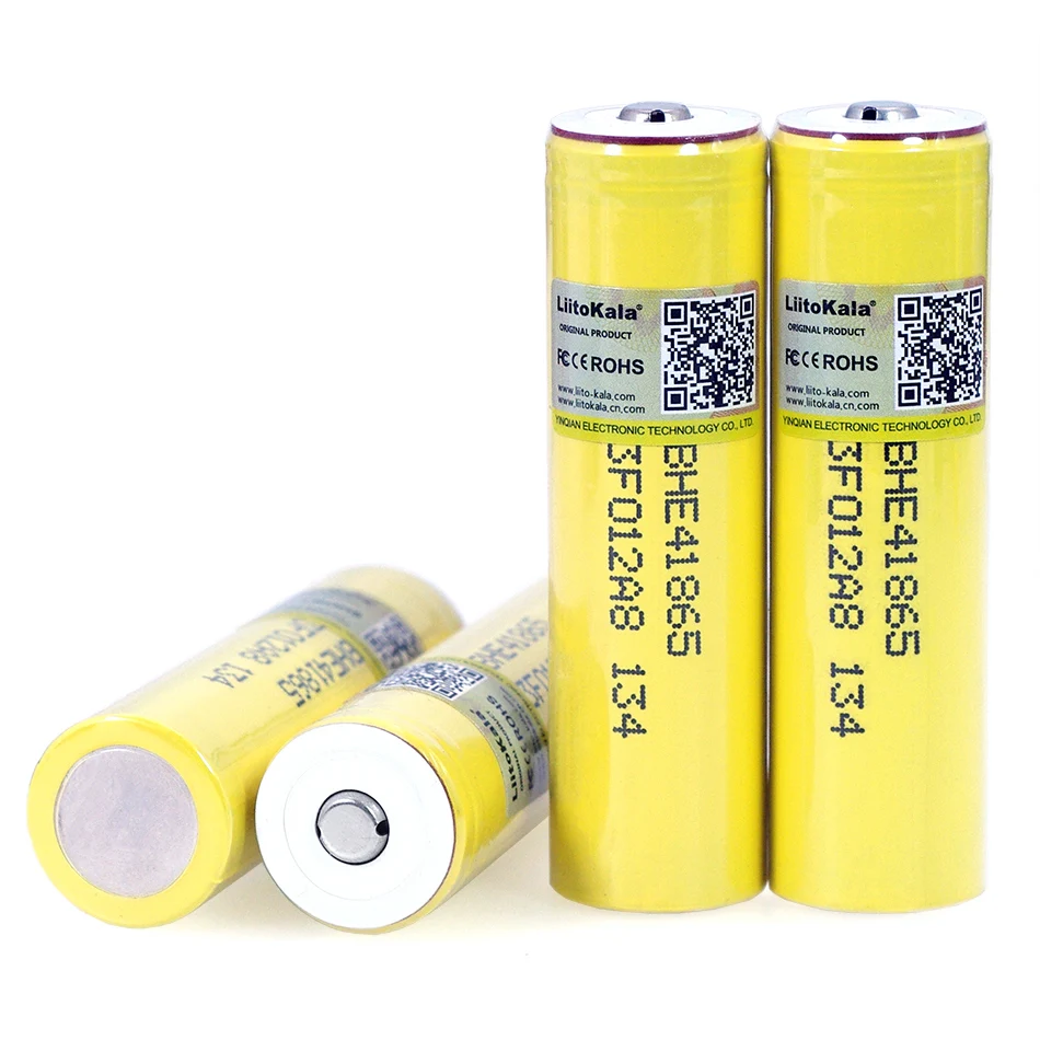 1-12 шт Liitokala HE4 2500mAh литий-ионный аккумулятор 18650 3,7 V мощность аккумуляторные батареи Макс 20A, 35A+ DIY точечный колпак