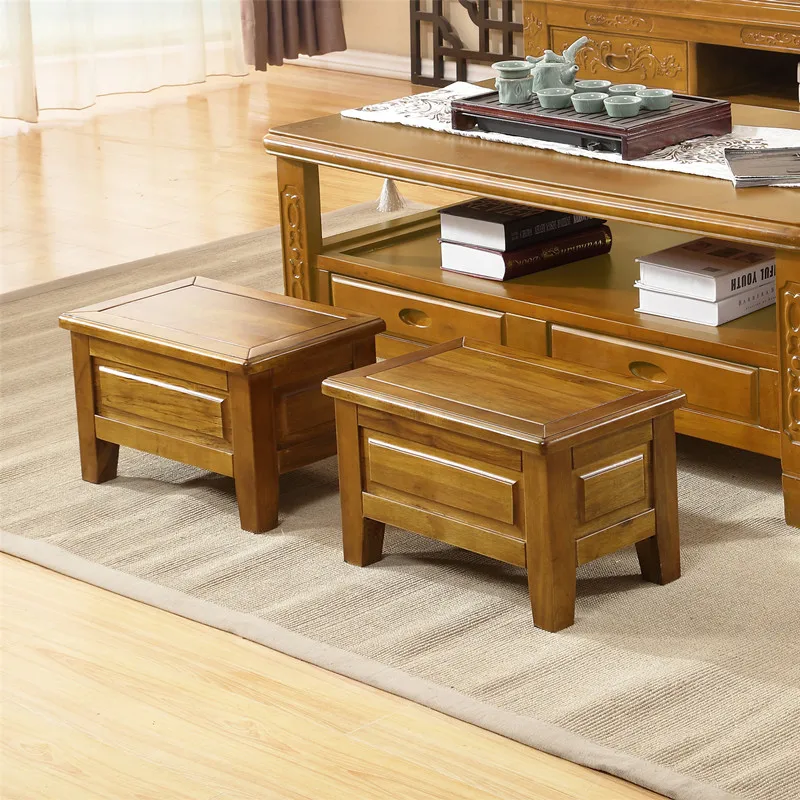 New 100% wood stools children stools camphor wood household low stools foot stool living room furniture Japanese furniture