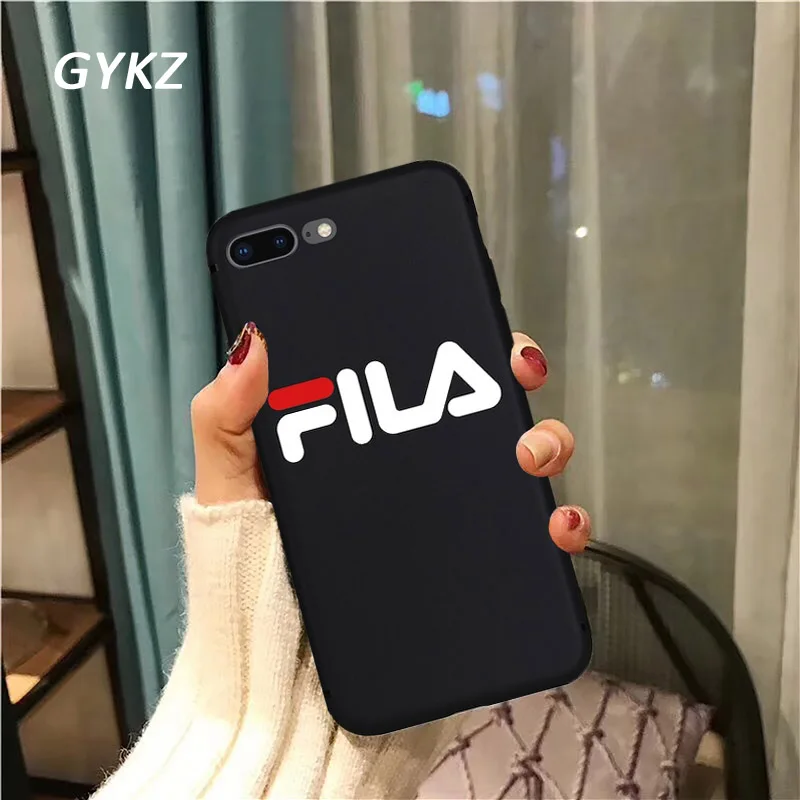 

GYKZ Fashion Italy Sports Brand Phone Case For iPhone XS MAX XR X 7 6 6s Plus Matte Soft Back Cover For iPhone 8 Silicone Coque