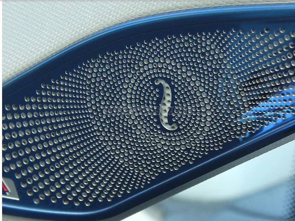 Для Volkswagen Golf 7 MK7 MK7.5- Межкомнатная дверь Рог столб Динамик рамка Колонки Крышка клеющийся молдинг отделка стайлинга автомобилей