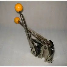 SMK-25/13 ручной комбинации Sealless инструмент для обвязки стальными лентами, металлический ремешок обвязочный инструмент для 13-25 мм стальная полоса