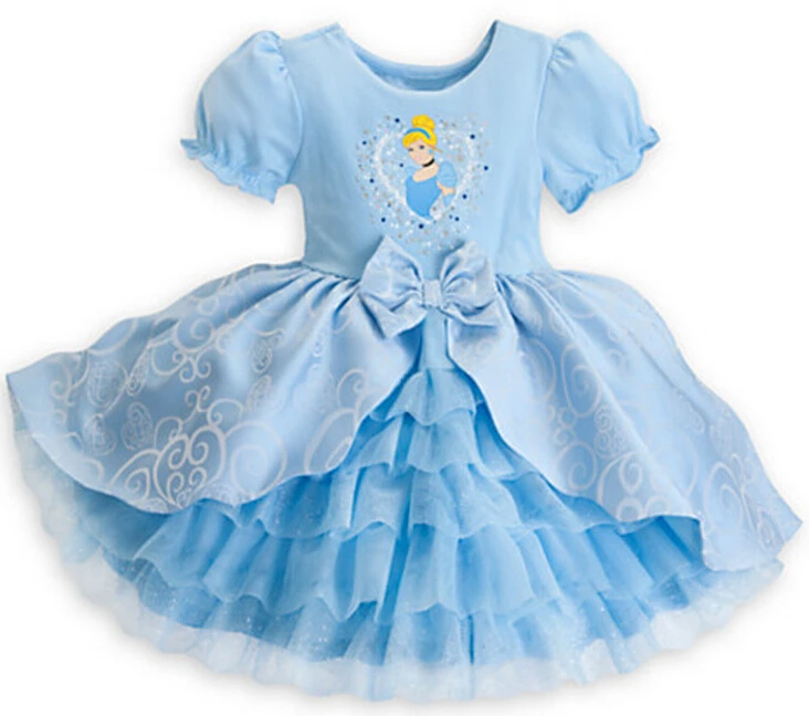 New 2015 Fantasia Baby Girls Birthday Party Blue Princess Kids