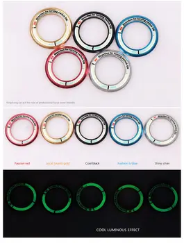 

Luminous New Car Key Hole Decorative Cover Ring Ignition Key Ring Cap Fit for Toyota Corolla 2014 (37 X 56mm)