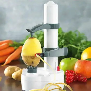 

Kitchen Automatic Electric Peeler Peel Fruit Vegetable Rapide - White
