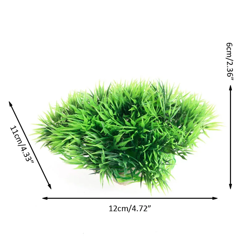 В продаже моделирование аквариумных растений орнамент зеленый пластик водные растения аквариум Декор