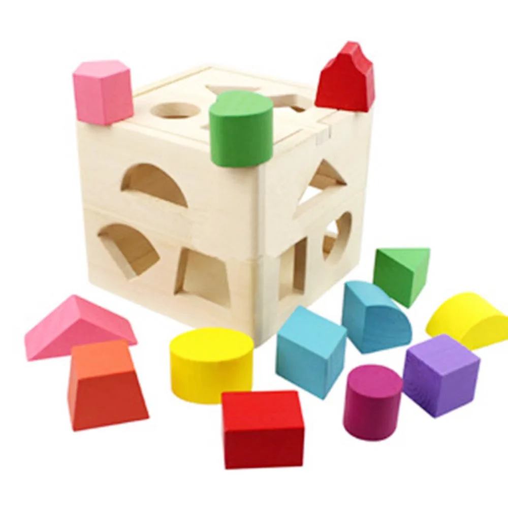 Деревянные Блоки Строительство и строительство игрушка для обучения блок обучающий инструмент выше 12 месяцев Детские Дети весело игрушки