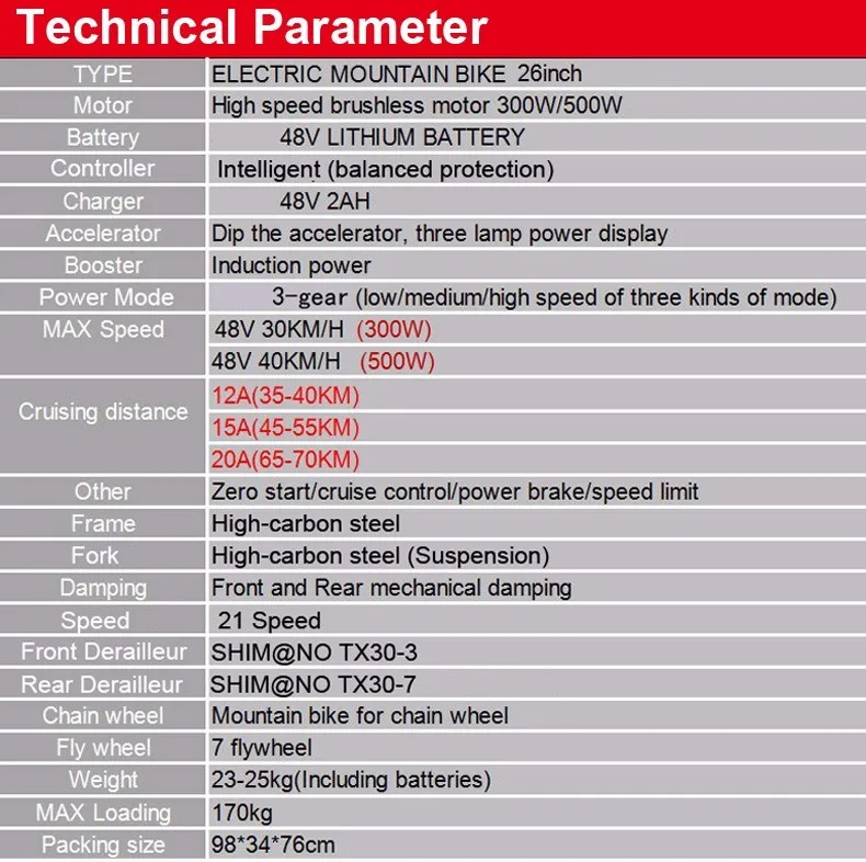 Clearance V 350 W / 500 W / 8 / 12.5ah Lithium Battery Of The Electric Bicycle, Folding Electric Bike Mtb Mountain Bike Bicycle (type E) 8