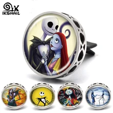 Автомобильный освежитель воздуха, автомобильный воздушный выход, ароматерапия, эфирное масло, клипса, изысканная капля, Череп, пара фотографий, дизайн, духи, диффузор