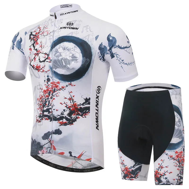 

2018 MTB Hot sale Short Sleeve Set Bicycle Clothing Sponge Pants Summer Cycling clothing Clothing sets Cycling Equipment