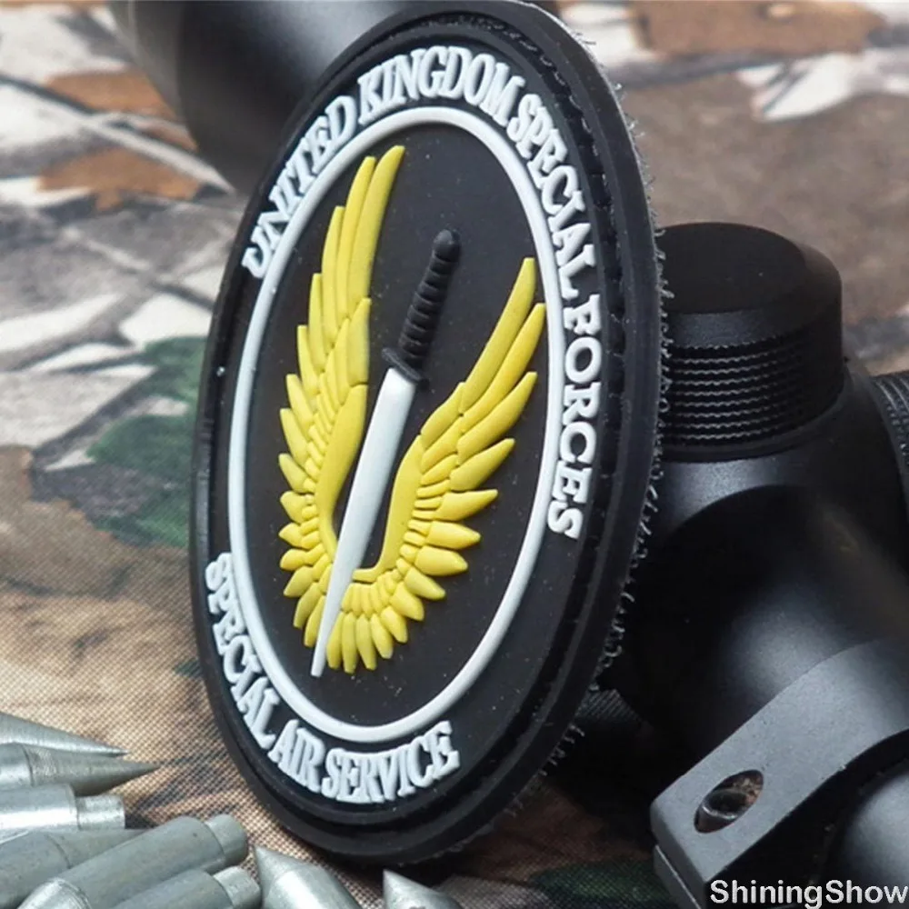 GIGN RAID французская армейская ПВХ патч британская S.A.S. SAS GIS Италия спецназ 3D крючок