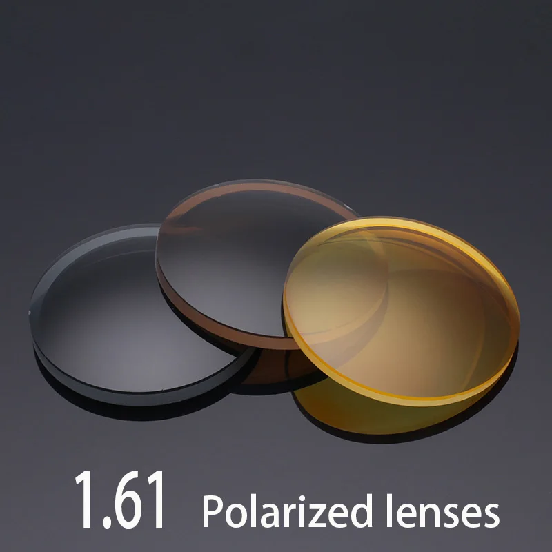 

1.61 resin polarized prescription Lenses myopia hyperopia presbyopia aspherical Eyeglasses Lens driving fishing With Coating