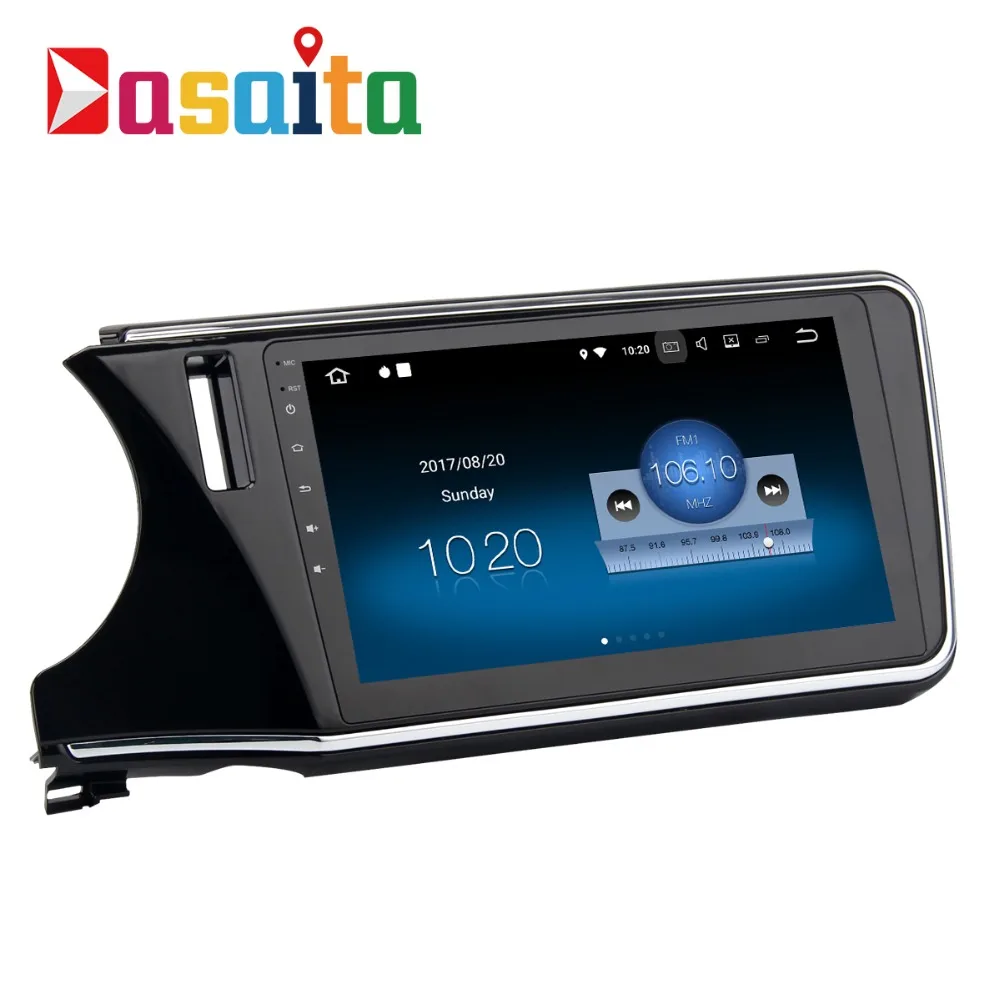 

Dasaita 10.2" Android 7.1 Car GPS Player Navi for Honda City 2015+ with 2G+16G Quad Core Stereo Multimedia No DVD HDMI Bluetooth