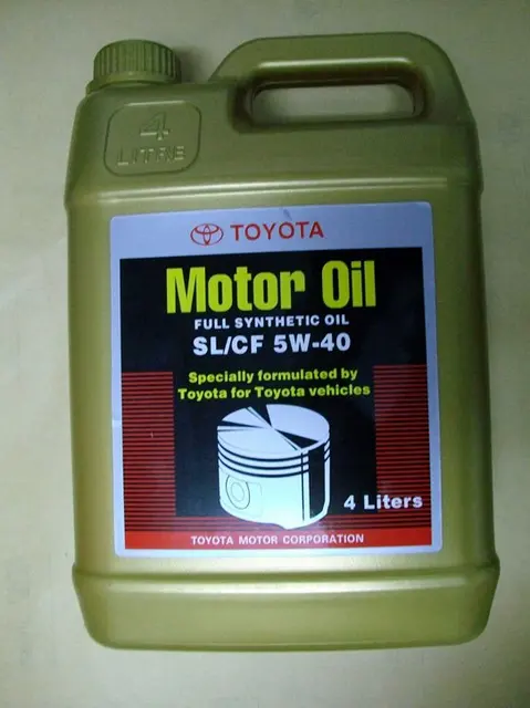 Toyota 5w40 допуски