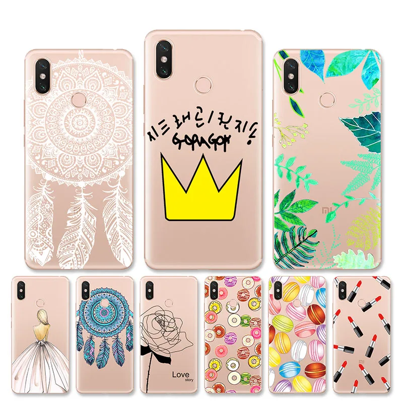 

Soaptree For Xiaomi Mi Max 3 Case Cover Mi Max3 Painting Clear Soft Silicone 6.9" Phone Back Cover Case For Xiaomi Mi Max 3 Bags