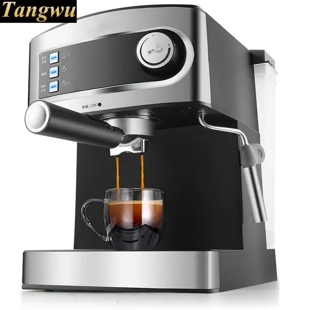 high end of the pressure coffee machine, 15BAR full semiautomatic steam